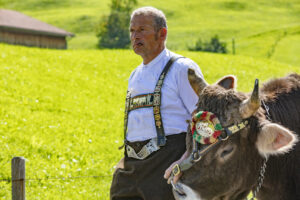 Alpabfahrt, Alpfahrt, Appenzell, Appenzell Ausserrohden, Appenzeller Hinterland, Brauchtum, Landwirtschaft, Ostschweiz, Schweiz, Sennen, Suisse, Switzerland, Tracht, Urnäsch, Wirtschaft, Öberefahre