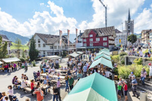 Alpabfahrt, Alpfahrt, Appenzell, Appenzell Ausserrohden, Appenzeller Hinterland, Bauernmarkt, Brauchtum, Landwirtschaft, Ostschweiz, Schweiz, Sennen, Suisse, Switzerland, Tracht, Urnäsch, Wirtschaft, Öberefahre