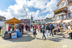 Alpabfahrt, Alpfahrt, Appenzell, Appenzell Ausserrohden, Appenzeller Hinterland, Bauernmarkt, Brauchtum, Landwirtschaft, Ostschweiz, Schweiz, Sennen, Suisse, Switzerland, Tracht, Urnäsch, Wirtschaft, Öberefahre