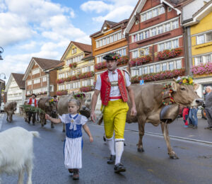 Appenzell, Appenzell Ausserrohden, Autumn, Fall, Herbst, Landwirtschaft, Schweiz, Sennen, Suisse, Switzerland, Tracht, Urnäsch, Viehschau, Wirtschaft, tradition