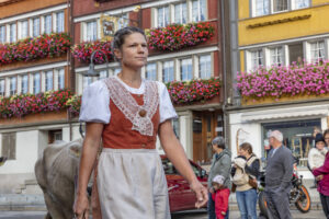 Appenzell, Appenzell Ausserrohden, Autumn, Fall, Herbst, Landwirtschaft, Schweiz, Sennen, Suisse, Switzerland, Tracht, Urnäsch, Viehschau, Wirtschaft, tradition