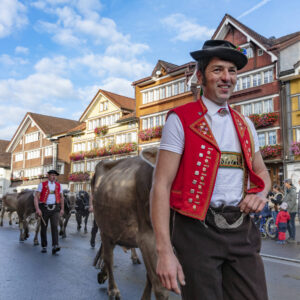 Appenzell, Appenzell Ausserrohden, Autumn, Fall, Herbst, Landwirtschaft, Schweiz, Sennen, Suisse, Switzerland, Tracht, Urnäsch, Viehschau, Wirtschaft, tradition
