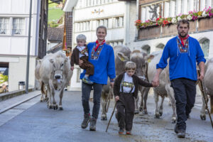 Appenzell, Appenzell Ausserrohden, Autumn, Fall, Herbst, Landwirtschaft, Schweiz, Sennen, Suisse, Switzerland, Tracht, Urnäsch, Viehschau, Wirtschaft, tradition