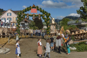 Appenzell, Appenzell Ausserrohden, Autumn, Fall, Herbst, Landwirtschaft, Schweiz, Sennen, Suisse, Switzerland, Tracht, Urnäsch, Viehschau, Wirtschaft, tradition