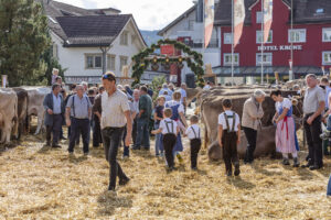 Appenzell, Appenzell Ausserrohden, Autumn, Fall, Herbst, Landwirtschaft, Schweiz, Sennen, Suisse, Switzerland, Tracht, Urnäsch, Viehschau, Wirtschaft, tradition