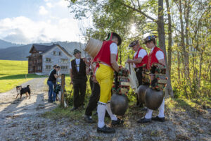 Appenzell, Appenzell Ausserrohden, Autumn, Fall, Herbst, Landwirtschaft, Schweiz, Sennen, Suisse, Switzerland, Tracht, Urnäsch, Viehschau, Wirtschaft, tradition