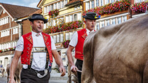Appenzell, Appenzell Ausserrohden, Autumn, Fall, Herbst, Landwirtschaft, Schweiz, Sennen, Suisse, Switzerland, Tracht, Urnäsch, Viehschau, Wirtschaft, tradition