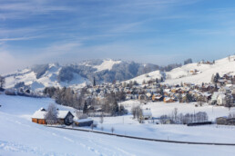 Appenzell, Appenzell Ausserrohden, Dorf, Gais, Jahreszeiten, Ostschweiz, Schnee, Schweiz, Sonnenschein, Suisse, Switzerland, Wetter, Winter