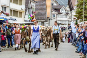 Appenzell, Appenzell Ausserrohden, Schweiz, Schwellbrunn, Sennen, Suisse, Switzerland, Tracht, Viehschau, tradition