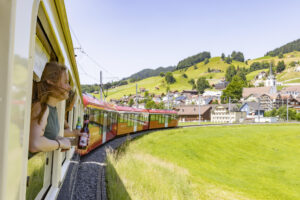 Appenzell, Appenzeller Bahnen, Eisenbahn, Ostschweiz, Schienenverkehr, Schweiz, Suisse, Switzerland, Tourismus, Verkehr