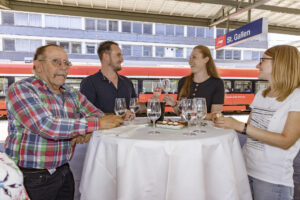 Appenzeller Bahnen, Eisenbahn, Gastgewerbe, Ostschweiz, Schienenverkehr, Schweiz, St. Gallen, Suisse, Switzerland, Verkehr, ÖV, Öffentlicher Verkehr