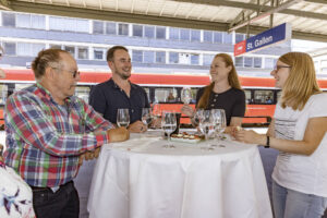 Appenzeller Bahnen, Eisenbahn, Gastgewerbe, Ostschweiz, Schienenverkehr, Schweiz, St. Gallen, Suisse, Switzerland, Verkehr, ÖV, Öffentlicher Verkehr