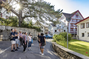 Appenzell, Appenzell Innerrhoden, Appenzeller Bahnen, Eisenbahn, Gastgewerbe, Ostschweiz, Schienenverkehr, Schweiz, Suisse, Switzerland, Verkehr, ÖV, Öffentlicher Verkehr