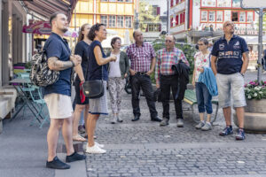 Appenzell, Appenzell Innerrhoden, Appenzeller Bahnen, Eisenbahn, Gastgewerbe, Ostschweiz, Schienenverkehr, Schweiz, Suisse, Switzerland, Verkehr, ÖV, Öffentlicher Verkehr