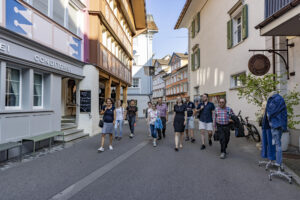 Appenzell, Appenzell Innerrhoden, Appenzeller Bahnen, Eisenbahn, Gastgewerbe, Ostschweiz, Schienenverkehr, Schweiz, Suisse, Switzerland, Verkehr, ÖV, Öffentlicher Verkehr