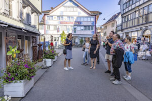 Appenzell, Appenzell Innerrhoden, Appenzeller Bahnen, Eisenbahn, Gastgewerbe, Ostschweiz, Schienenverkehr, Schweiz, Suisse, Switzerland, Verkehr, ÖV, Öffentlicher Verkehr