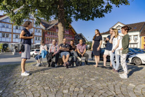 Appenzell, Appenzell Innerrhoden, Appenzeller Bahnen, Eisenbahn, Gastgewerbe, Ostschweiz, Schienenverkehr, Schweiz, Suisse, Switzerland, Verkehr, ÖV, Öffentlicher Verkehr