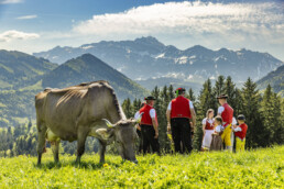 Alp, Alpaufzug, Alpen, Alpfahrt, Alps, Appenzell, Appenzell Ausserrohden, Appenzeller Hinterland, Brauchtum, Frühling, Jahreszeiten, Kühe, Landwirtschaft, Natur, Ostschweiz, Schweiz, Spring, Suisse, Switzerland, Säntis, Tracht, Urnäsch, Wirtschaft, alps, tradition, Öberefahre