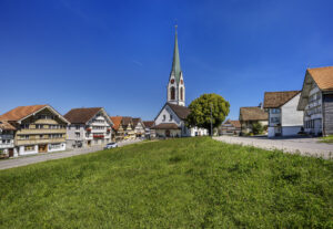 Appenzell, Appenzell Ausserrohden, Dorf, Kirche, Kultur, Kulturbauten, Ostschweiz, Schweiz, Suisse, Switzerland