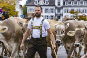 Appenzell, Appenzell Ausserrohden, Appenzeller Vorderland, Autumn, Brauchtum, Fall, Heiden, Herbst, Landwirtschaft, Ostschweiz, Schweiz, Suisse, Switzerland, Tracht, Viehschau, Wirtschaft