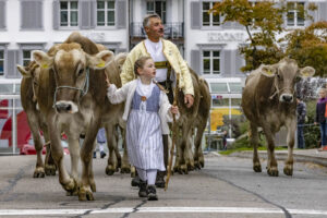 Appenzell, Appenzell Ausserrohden, Appenzeller Vorderland, Autumn, Brauchtum, Fall, Heiden, Herbst, Landwirtschaft, Ostschweiz, Schweiz, Suisse, Switzerland, Tracht, Viehschau, Wirtschaft