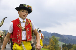 Appenzell, Appenzell Ausserrohden, Appenzeller Hinterland, Autumn, Fall, Herbst, Hundwil, Schweiz, Suisse, Switzerland, Tracht, Viehschau, tradition