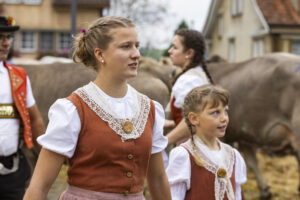 Appenzell, Appenzell Ausserrohden, Appenzeller Hinterland, Autumn, Fall, Herbst, Hundwil, Schweiz, Suisse, Switzerland, Tracht, Viehschau, tradition