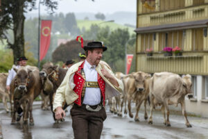 Appenzell, Appenzell Ausserrohden, Appenzeller Hinterland, Brauchtum, Landwirtschaft, Ostschweiz, Schweiz, Schönengrund, Sennen, Suisse, Switzerland, Tracht, Viehschau, Wirtschaft, tradition