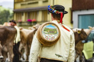 Appenzell, Appenzell Ausserrohden, Appenzeller Hinterland, Brauchtum, Landwirtschaft, Ostschweiz, Schweiz, Schönengrund, Sennen, Suisse, Switzerland, Tracht, Viehschau, Wirtschaft, tradition