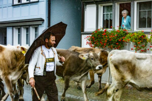 Appenzell, Appenzell Ausserrohden, Appenzeller Hinterland, Brauchtum, Landwirtschaft, Ostschweiz, Schweiz, Schönengrund, Sennen, Suisse, Switzerland, Tracht, Viehschau, Wirtschaft, tradition