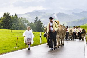 Appenzell, Appenzell Ausserrohden, Appenzeller Hinterland, Brauchtum, Landwirtschaft, Ostschweiz, Schweiz, Schönengrund, Sennen, Suisse, Switzerland, Tracht, Viehschau, Wirtschaft, tradition