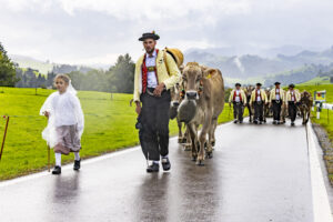 Appenzell, Appenzell Ausserrohden, Appenzeller Hinterland, Brauchtum, Landwirtschaft, Ostschweiz, Schweiz, Schönengrund, Sennen, Suisse, Switzerland, Tracht, Viehschau, Wirtschaft, tradition