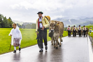 Appenzell, Appenzell Ausserrohden, Appenzeller Hinterland, Brauchtum, Landwirtschaft, Ostschweiz, Schweiz, Schönengrund, Sennen, Suisse, Switzerland, Tracht, Viehschau, Wirtschaft, tradition
