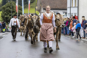 Appenzell, Appenzell Ausserrohden, Appenzeller Hinterland, Autumn, Brauchtum, Fall, Herbst, Landwirtschaft, Ostschweiz, Schweiz, Sennen, Suisse, Switzerland, Tracht, Urnaesch, Urnäsch, Viehschau, Wirtschaft, tradition