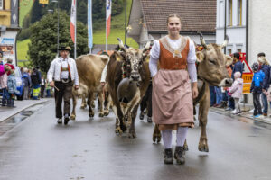 Appenzell, Appenzell Ausserrohden, Appenzeller Hinterland, Autumn, Brauchtum, Fall, Herbst, Landwirtschaft, Ostschweiz, Schweiz, Sennen, Suisse, Switzerland, Tracht, Urnaesch, Urnäsch, Viehschau, Wirtschaft, tradition