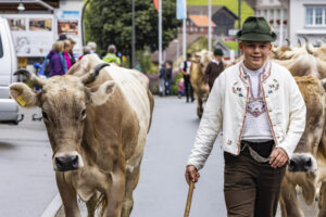 Appenzell, Appenzell Ausserrohden, Appenzeller Hinterland, Autumn, Brauchtum, Fall, Herbst, Landwirtschaft, Ostschweiz, Schweiz, Sennen, Suisse, Switzerland, Tracht, Urnaesch, Urnäsch, Viehschau, Wirtschaft, tradition