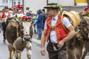 Appenzell, Appenzell Ausserrohden, Appenzeller Hinterland, Autumn, Brauchtum, Fall, Herbst, Landwirtschaft, Ostschweiz, Schweiz, Sennen, Suisse, Switzerland, Tracht, Urnaesch, Urnäsch, Viehschau, Wirtschaft, tradition