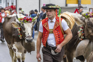 Appenzell, Appenzell Ausserrohden, Appenzeller Hinterland, Autumn, Brauchtum, Fall, Herbst, Landwirtschaft, Ostschweiz, Schweiz, Sennen, Suisse, Switzerland, Tracht, Urnaesch, Urnäsch, Viehschau, Wirtschaft, tradition