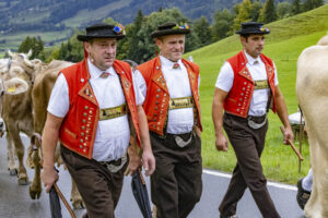 Appenzell, Appenzell Ausserrohden, Appenzeller Hinterland, Autumn, Brauchtum, Fall, Herbst, Landwirtschaft, Ostschweiz, Schweiz, Sennen, Suisse, Switzerland, Tracht, Urnaesch, Urnäsch, Viehschau, Wirtschaft, tradition