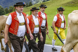 Appenzell, Appenzell Ausserrohden, Appenzeller Hinterland, Autumn, Brauchtum, Fall, Herbst, Landwirtschaft, Ostschweiz, Schweiz, Sennen, Suisse, Switzerland, Tracht, Urnaesch, Urnäsch, Viehschau, Wirtschaft, tradition