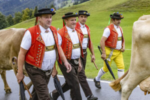 Appenzell, Appenzell Ausserrohden, Appenzeller Hinterland, Autumn, Brauchtum, Fall, Herbst, Landwirtschaft, Ostschweiz, Schweiz, Sennen, Suisse, Switzerland, Tracht, Urnaesch, Urnäsch, Viehschau, Wirtschaft, tradition