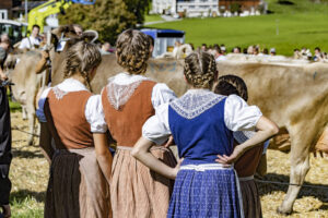 Appenzell, Appenzell Ausserrohden, Appenzeller Hinterland, Autumn, Fall, Herbst, Landwirtschaft, Ostschweiz, Schweiz, Sennen, Suisse, Switzerland, Tracht, Viehschau, Waldstatt, Wirtschaft, tradition