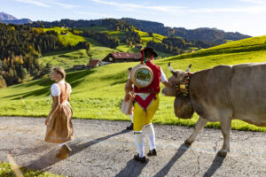 Appenzell, Appenzell Ausserrohden, Appenzeller Hinterland, Autumn, Fall, Herbst, Landwirtschaft, Ostschweiz, Schweiz, Sennen, Suisse, Switzerland, Tracht, Viehschau, Waldstatt, Wirtschaft, tradition