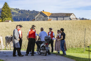 Appenzell, Appenzell Ausserrohden, Appenzeller Hinterland, Autumn, Fall, Herbst, Landwirtschaft, Ostschweiz, Schweiz, Sennen, Suisse, Switzerland, Tracht, Viehschau, Waldstatt, Wirtschaft, tradition