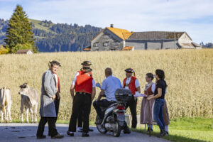 Appenzell, Appenzell Ausserrohden, Appenzeller Hinterland, Autumn, Fall, Herbst, Landwirtschaft, Ostschweiz, Schweiz, Sennen, Suisse, Switzerland, Tracht, Viehschau, Waldstatt, Wirtschaft, tradition