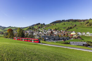 Appenzell, Appenzell Ausserrohden, Appenzeller Bahnen, Eisenbahn, Ostschweiz, Schienenverkehr, Schweiz, Suisse, Switzerland, Verkehr