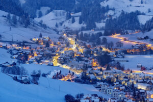 Abend, Appenzell, Appenzell Ausserrohden, Appenzeller Hinterland, Dorf, Jahreszeiten, Ostschweiz, Schnee, Schweiz, Suisse, Switzerland, Urnäsch, Wetter, Winter