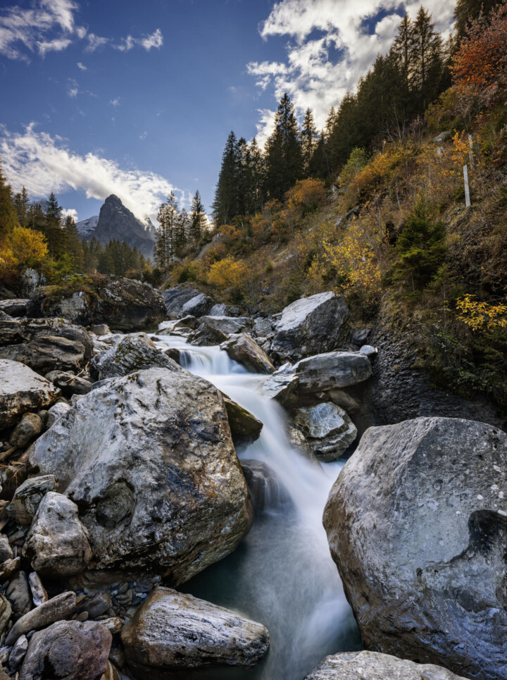 Alpen, Alps, Autumn, Bach, Bergsee, Bern, Berner-Oberland, Berneroberland, Fall, Herbst, Schweiz, See, Suisse, Switzerland, alps