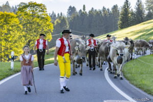 Appenzell, Appenzell Ausserrohden, Appenzeller Hinterland, Brauchtum, Landwirtschaft, Ostschweiz, Schweiz, Schönengrund, Sennen, Suisse, Switzerland, Tracht, Viehschau, Wirtschaft, tradition