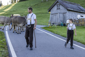 Appenzell, Appenzell Ausserrohden, Appenzeller Hinterland, Brauchtum, Landwirtschaft, Ostschweiz, Schweiz, Schönengrund, Sennen, Suisse, Switzerland, Tracht, Viehschau, Wirtschaft, tradition